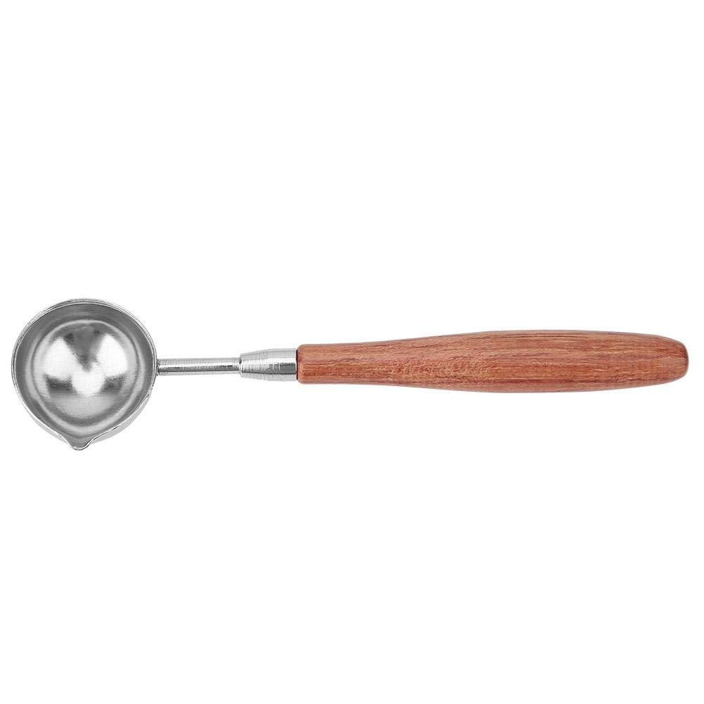 Sealing Wax Melting Spoon Wax Seal Warmer Kits for Wax Sealing Stamp Making Wax Seal Warmer Stove Furnace(Long Spoon) Handcraft Tools