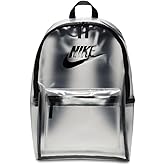 Nike Unisex Kids Heritage Crystal Backpack (25L) (Little Kid/Big Kid) Clear/Black/Black One Size