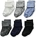 Carter's Boys' Baby Socks with Non-Skid Grippers, Grey, 3-12 Months