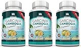 80% HCA Pure Garcinia Cambogia Extract Extreme 3 X 180 Capsules All Natural Appetite Suppressant and Weight Loss Supplement By Hamilton Healthcare up to 4500mg Per Day for Maximum Results - Triple Pack 540 Capsules