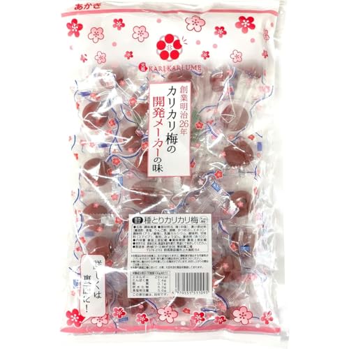 赤城フーズ 種とりカリカリ梅 210g