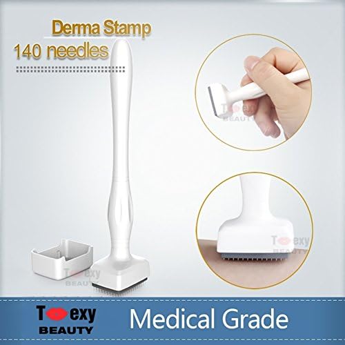 1.5mm Derma Stanp Pen Skin Massager Micro Needles 140-Pin For Body Beauty.