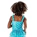 Disney Ariel Deluxe Swimsuit for Girls Size 9/10 Blue