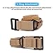2Pack Riggers Belt, Survival Tactical Belt Emergency Fire Rescue Rigger Waist Belt Military CQB Belt for Concealed Carry EDC Holsters Pouches Hunting, Shooting and Tactical Activities