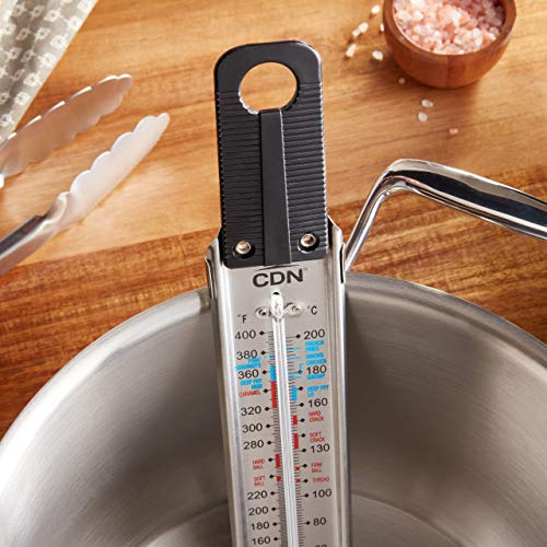 CDN TCG400Candy & Deep Fry Ruler Thermometer, 1, Black Pricepulse