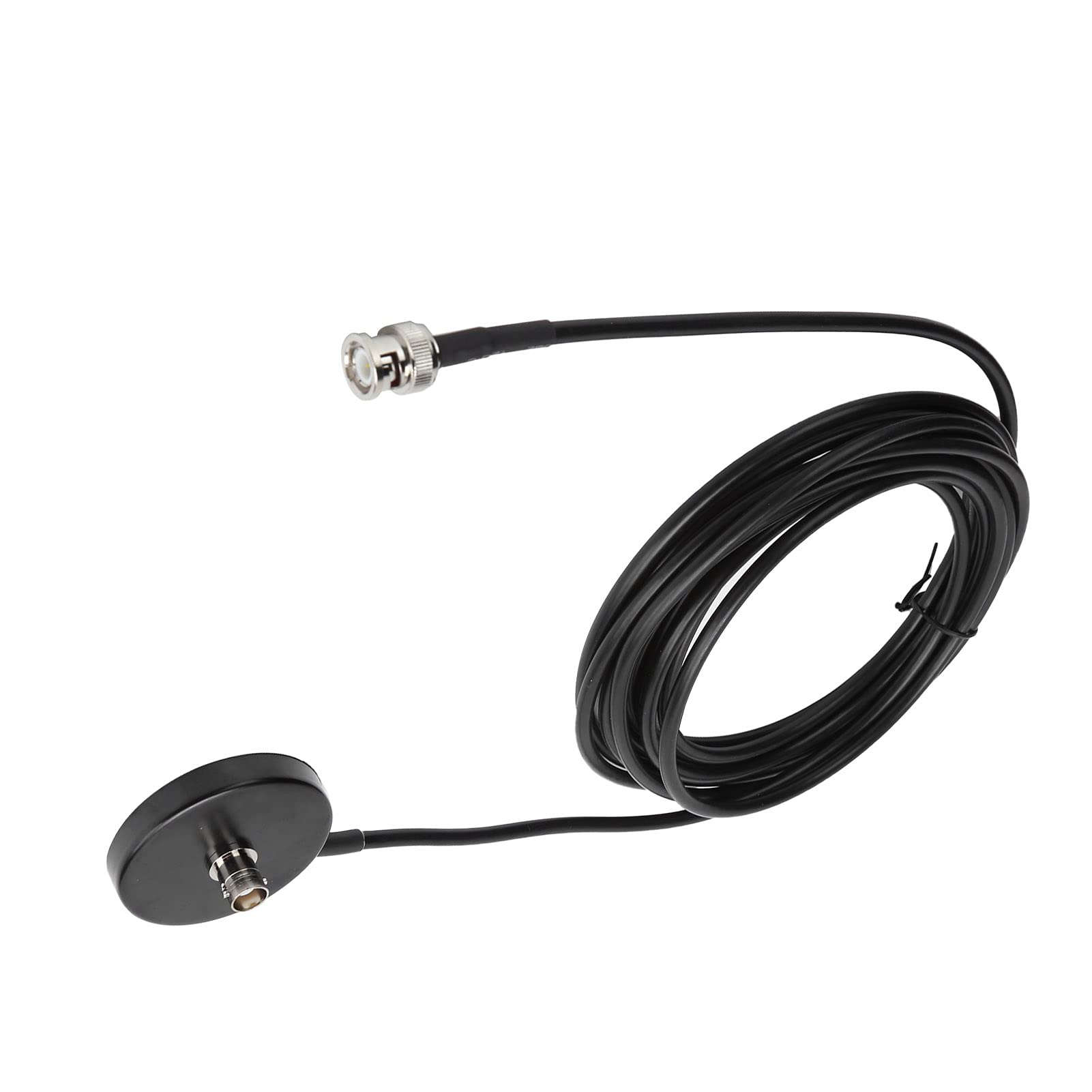Wendeekun BNC 1M Black Cable, BNC Female to Male, Antenna Extension for Handheld, Satellite, Security Camera & RF Devices