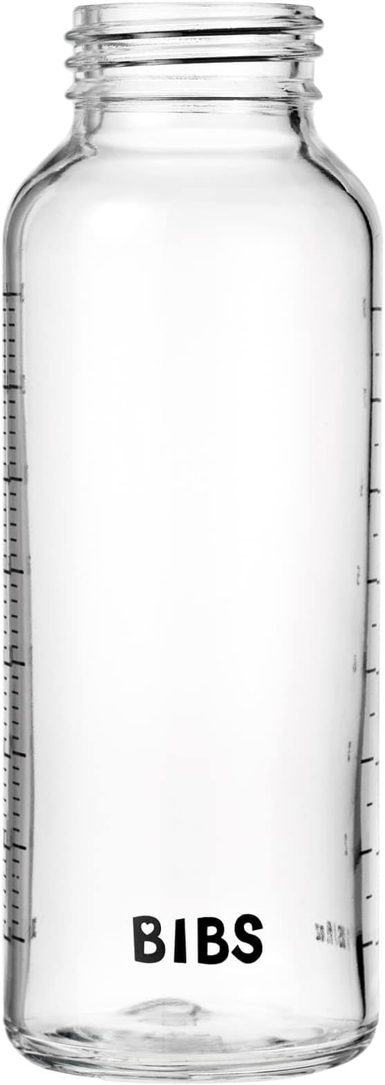 BIBS Glass Bottle Body 240 ml BPA-Free Dishwasher Safe EN14350 Denmark