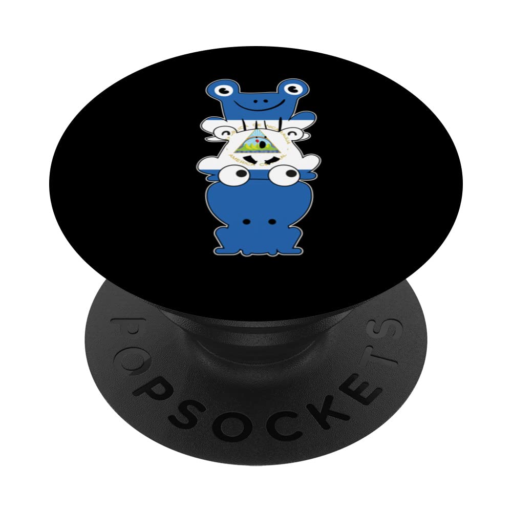 Nicaragua Frogs Nicaragua Nicaraguan PopSockets Swappable PopGrip