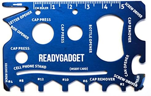 Ready Gadget Essential Oil Swiss Key / Survival Multi Tool Card