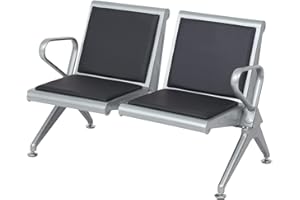 Kinfant Waiting Room Chairs for Guest Reception Office Reception Guest Bench for Airport Hospital Bank Salon Barber Hall Room Conference