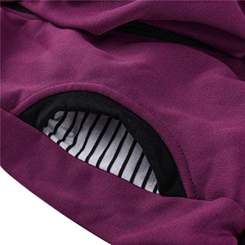 Women’s Maternity Breastfeeding Kangaroo Hoodie Jacket for Baby Carrier Wrap Top Wearing Care Shirts Coat