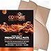 CopPure Premium Copper Grill Mats - Non Stick BBQ Grilling Mats [Set of 2] Reusable and Easy to Clean - Great for Grilling & Baking On Gas Grills, Charcoal, Smokers, Ovens and More