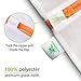 Spedalon Pack of 8 wash bag 1L + 3M + 3S + 1 Bra Green, Orange, Beige, Pink
