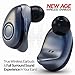 Bluephonic True Wireless Earbuds - Latest Bluetooth 5.0 Mini in Ear Headphones 3D Stereo Sound, 18H Play Time, SweatProof Sports Earphones Headset, Built in Microphone & Dual Speakers for Phone Calls