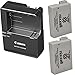 Canon LC-E8 Charger for Canon LP-E8 Li-ion Battery compatible with Canon EOS Rebel T2i, T3i, T4i, T5i, EOS 550D, EOS 600D, EOS 650D, EOS 700D DSLR Digital Camera + 2 Bonus Battery!