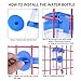 Dog Water Bottle for Crate Kennel, No Drip Hanging Dog Cage Water Dispenser for Cats, Rabbits and Other Small Animals with Auto Feeding Water, Non-slip, Leak Proof, Stable, Removable Adjustable Hook