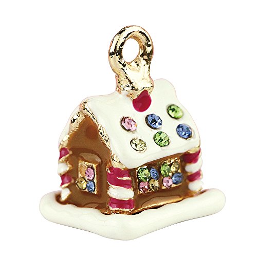 Creative DIY Gingerbread House Charms Pendants Wholesale (Set of 3) MH172