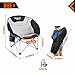 KingCamp Moon Saucer Leisure Heavy Duty Steel Camping Chair Padded Seat with Cooler Bag (Grey with Cup Holder)thumb 2