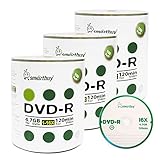 Smartbuy 4.7gb/120min 16x DVD-R Logo Top Blank Data Video Recordable Media Disc (300-Disc)
