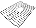 Better Houseware Sink Protectors for Kitchen Sink, Protective Metal Grid, 18.1x12.3x1 inches, Black Kitchen Sink Mat to Shield Sink Base from Scratches, Rust-Resistant Coating, L