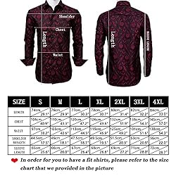 Barry.Wang Men Shirts,Paisley Flower Woven Silk