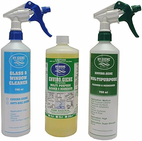 Pedicure Bowls Australia ENVIRO.GIENE Multi-Purpose Household Cleaner & Degreaser (Home Cleaning Pack 33.8oz Bottle PLUS 2 Spray Bottles)