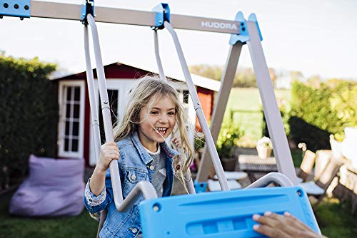 HUDORA Vario Schaukel Ergänzungsmodul Gondel - Outdoor-Doppelschaukel mit Zwei Sitzen & Fußablage - Spielgerät mit optionaler Erweiterung für Kinder - Schaukelgondel aus Kunststoff für Zuhause – Bild 3