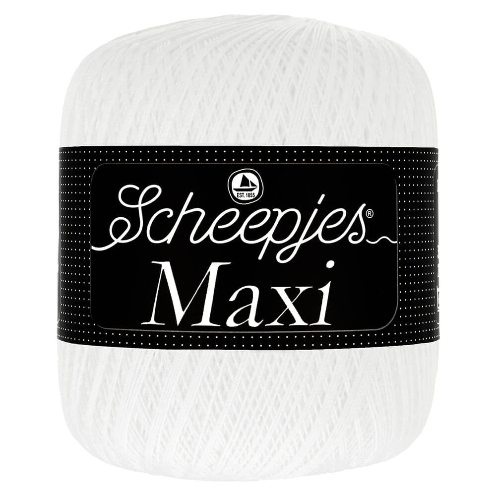 Scheepjes - Scheepjes Maxi 106 Snow White Yarn - 1x100g