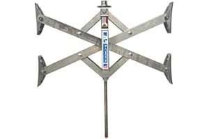 ADNIK BAL 28014 X-Chock Tire Locking Chock - Extended (0149.1058), Silver