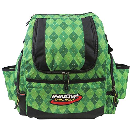 Innova HeroPack Backpack Disc Golf Bag (Green Argyle) - Thumbnail 5