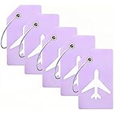 5Pack Silicone Luggage Tag with Name ID Card Perfect to Quickly Spot Luggage Suitcase by Ovener