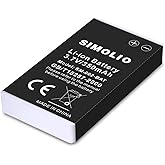 SIMOLIO Replacement Li-Battery Wireless TV Headsets SM-823 Pro, SM-823D Pro, SM-824D1, SM-824D2, SM-828D1, SM-828D2, SM-8245 and SM-863D Series, Rechargeable Battery TV Hearing Headset