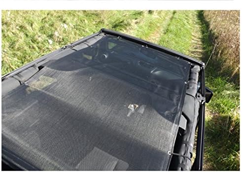 4 Door Jeep Wrangler Bikini Sunshade for JK Unlimited. Mesh Top Model Years 2007-2017