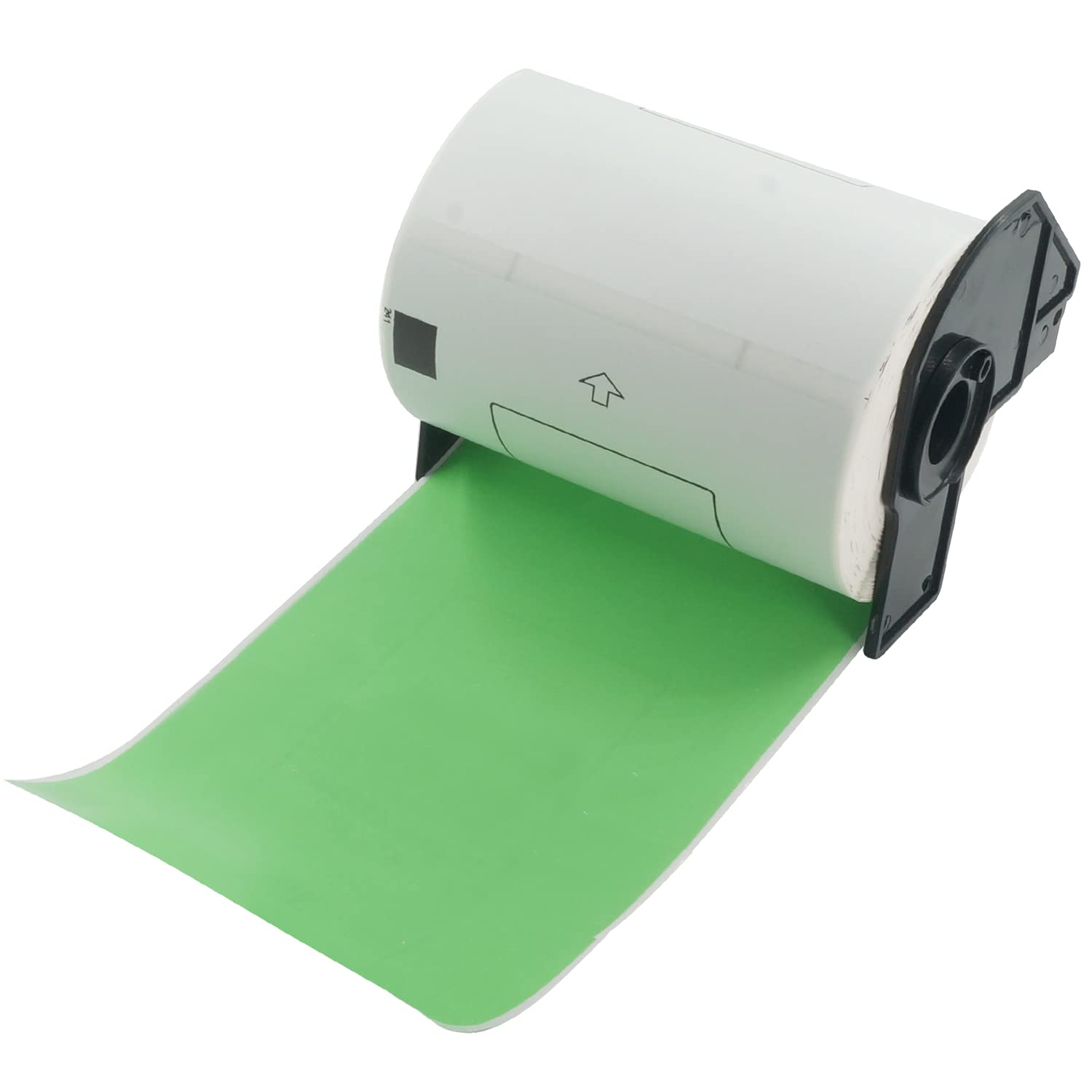 BETCKEY - 200 Green Labels Replacement for Brother DK-11241, 102mm x 152mm Shipping Labels Compatible with Brother QL Label Printers