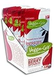 Veggie-Go's The Original Fruit and Veggie Strip, Mountain Berry Spinach, 0.42 Ounce (Pack of 20)