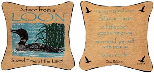 Amazon Com Decorative Pillows Advice From A Loon Pillow