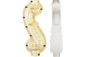 EAIVENY Prefabricated ABS Balcony Mold,Concrete Balustrade Mold Concrete Formwork for Outdoor Construction, DIY Home Improvement, Easy Installation and Reusable Design (Style 18)