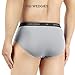David Archy Men's 4 Pack Bamboo Rayon Soft Lightweight Pouch Briefs No Fly (XL, Green/Gray)