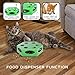 Cat Toy Interactive - Cat Training Exercise Funny Play Toys Rotating Feather Cat Automatic Spinning Chase Toy with Pet Products Electronic Indoor Puzzle Cat Toys Kitten Box