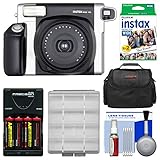 Fujifilm Instax Wide 300 Instant Film Camera with 20 Wide Twin Prints + Case + Batteries & Charger + Kit