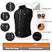 ARRIS Heated Mens Vest with Battery Pack 7.4V, Size Adjustbale Fleece Heated Vest with Shoulder Heat, Hand Warmer for Winter Hunting Skiing, Unisex