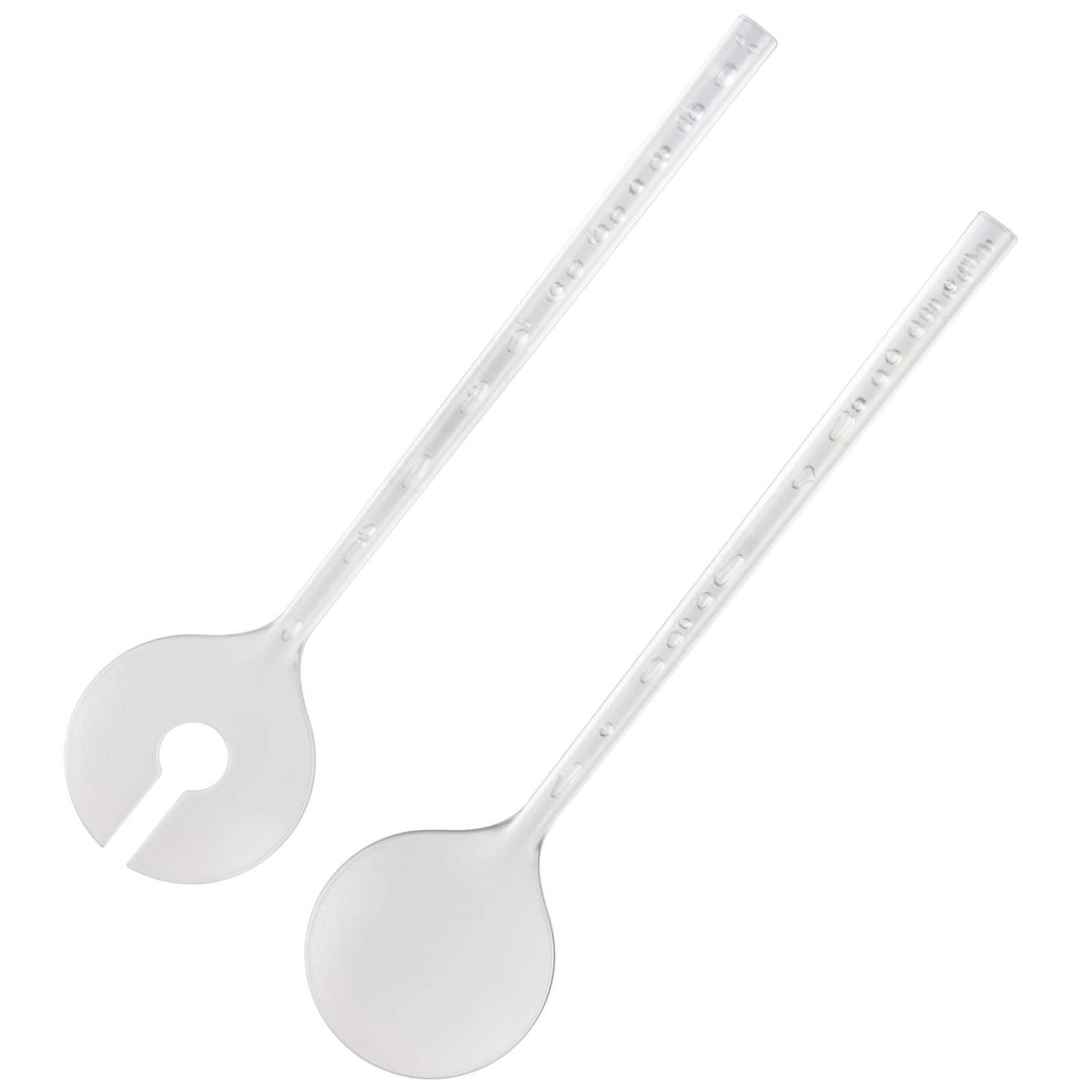 Westmark Salad Servers, 2 Pieces, Air Bubble Design, Length: 27.5 Cm, Plastic, Bubbles, Colour: Clear, 20922270