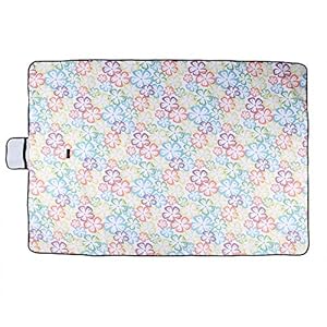 HERCHR Picnic Dekens Waterdicht Opvouwbaar, 600D Oxford Doek Outdoor Camping Mat (Blauw)