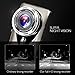 Dash Cam Car Recorder DVR Tvird 1296P Full HD Vehicle Camera with 4-Inch LCD,Night Vision,Wide Angle Lens,Motion Detection,WDR,G-Sensor,Loop Recording,16G SD Card Included