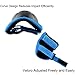 Kids Sport Protective Gear Set, Helmet and Pads of Wrist, Elbow, Knee, for Bike Skateboard Skate Scooter (Blue)