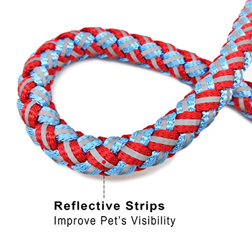 Mycicy Mountain Climbing Rope Dog Leash 6 foot Reflective Nylon
