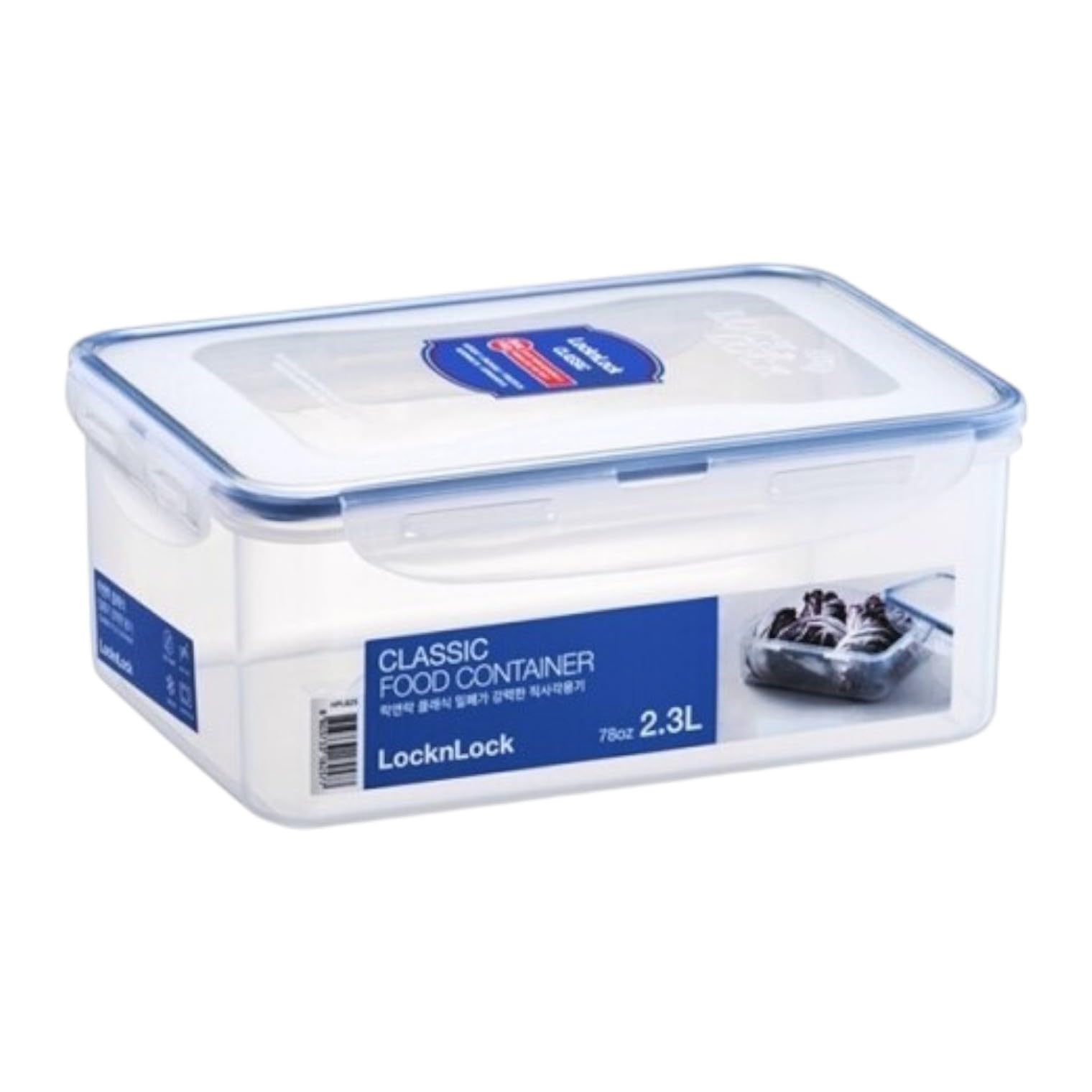 Lock & Lock Stackable Airtight Container Rectangular 2.3L (with Divider)