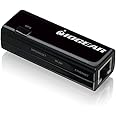 IOGEAR Ethernet-2-WiFi Universal Wireless Adapter, GWU637,Black