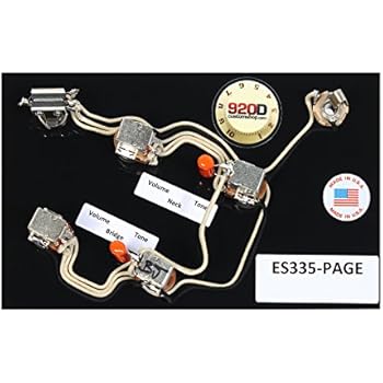 Amazon.com: 920D Gibson ES-335 Jimmy Page Wiring Harness ... gibson les paul modern wiring diagram 