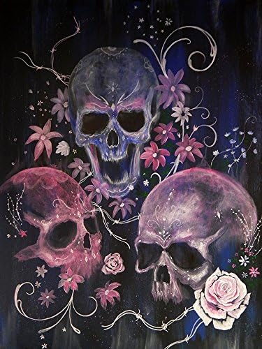 Beautiful Chaos Skulls 32x24 GICLEE 12 Color Art Print Poster by Ed Capeau